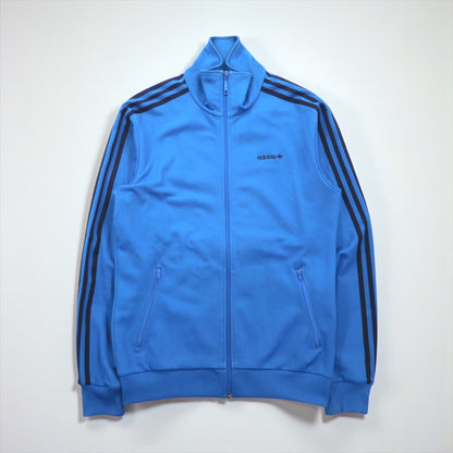 adidas originals 00年代 ファイヤーバード トラックジャケット ジャージ L ブルー スリーストライプ 3本線 スタンドカラー
