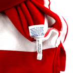 POLO RALPH LAUREN Custom Fit Striped Polo Shirt 2XL Red White Tricolor Cotton Pique Small Pony Embroidery