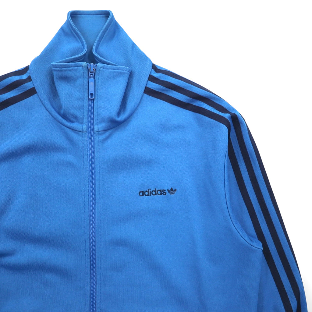 adidas originals 00年代 ファイヤーバード トラックジャケット ジャージ L ブルー スリーストライプ 3本線 スタンドカラー