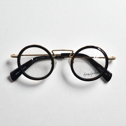 Yohji Yamamoto Round Glasses Sunglasses with Clear Lenses YY1003