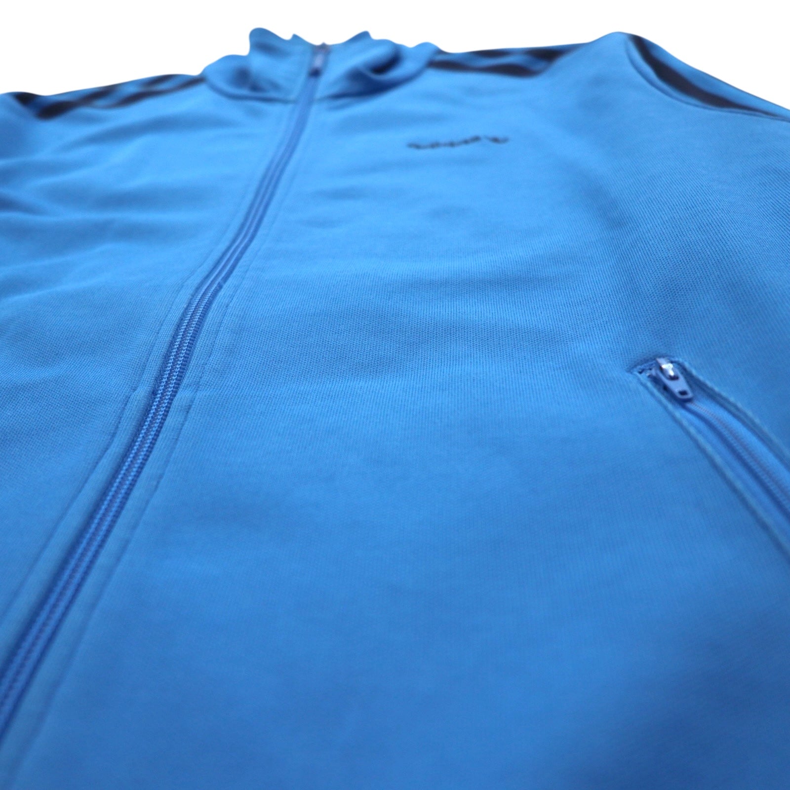 adidas originals 00年代 ファイヤーバード トラックジャケット ジャージ L ブルー スリーストライプ 3本線 スタンドカラー