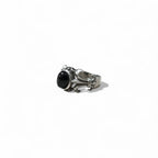 Vintage Black Onyx Silver Ring ブラックオニキス トライバル リング 指輪 21号 925