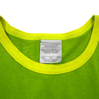 NIKE 00年代 リンガーTシャツ 2XL ライム グリーン コットン 無地