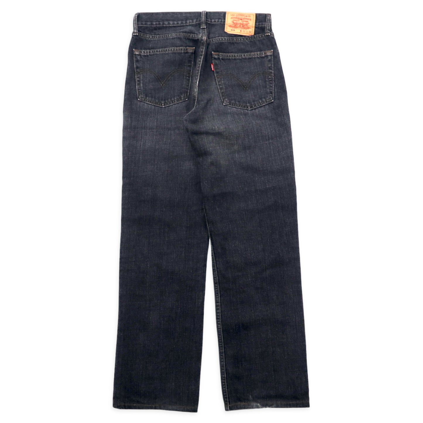 Levi's 533 Black Denim PANTS 32 straight 00s – 日本然リトテ