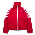 adidas スタンドカラー トラックジャケット ジャージ L ピンク ハイネック 3ストライプ M67314 未使用品