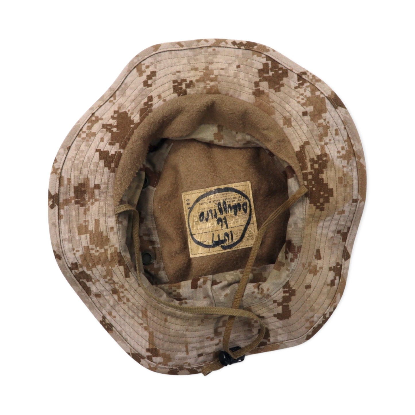 USGI 米軍 ジャングルハット サファリハット L ベージュ デジカモ コットン Marine Corps USMC Field Cover Boonie Hat ミリタリー 8415-01-485-8142 SEKIRI INDUSTRIES,INC