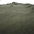 POLO RALPH LAUREN ESTATE RIB Half-Zip Sweatshirt, Size M, Khaki, Small Pony Embroidery, Unused