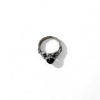 Vintage Black Onyx Silver Ring ブラックオニキス トライバル リング 指輪 21号 925