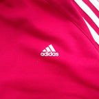 adidas スタンドカラー トラックジャケット ジャージ L ピンク ハイネック 3ストライプ M67314 未使用品