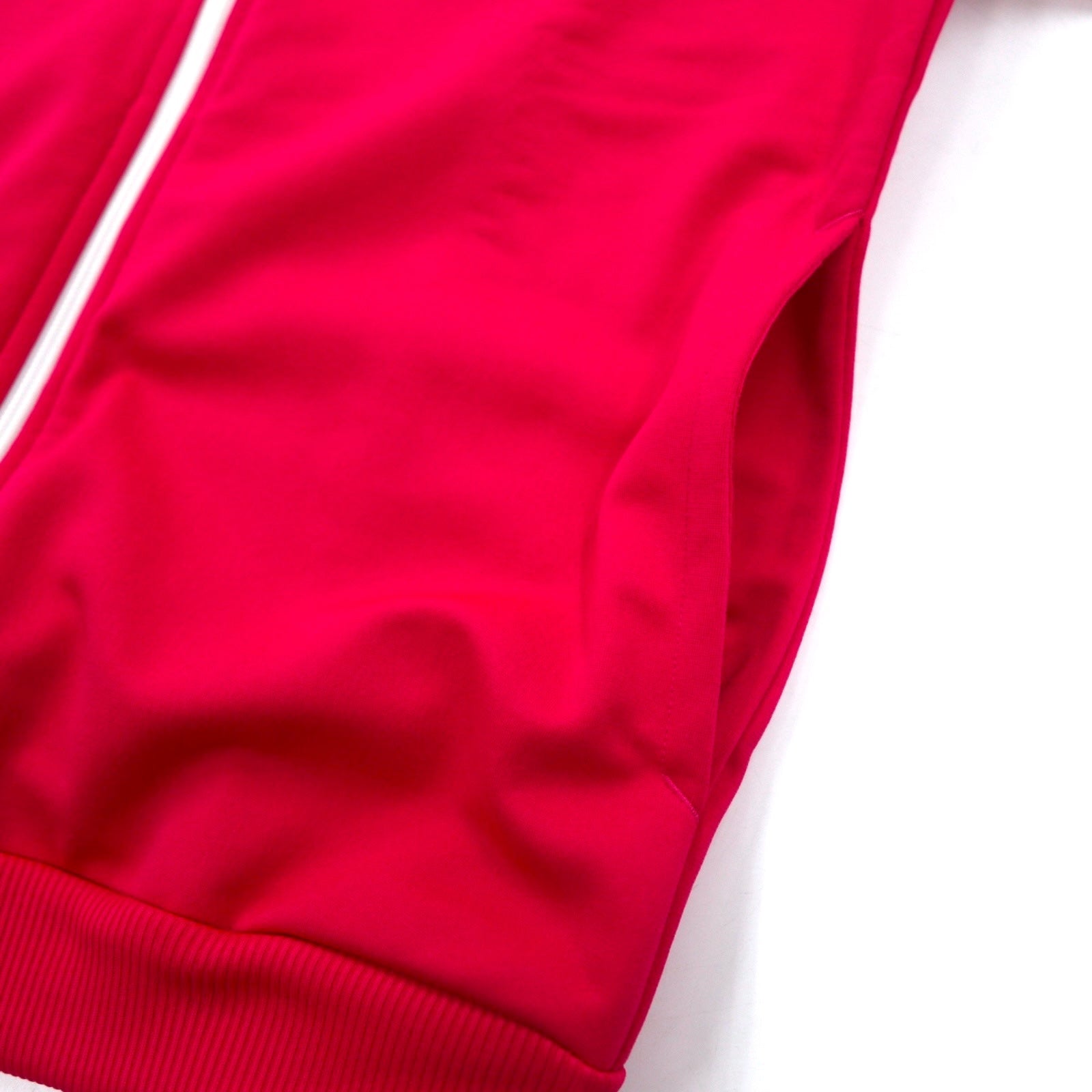 adidas スタンドカラー トラックジャケット ジャージ L ピンク ハイネック 3ストライプ M67314 未使用品