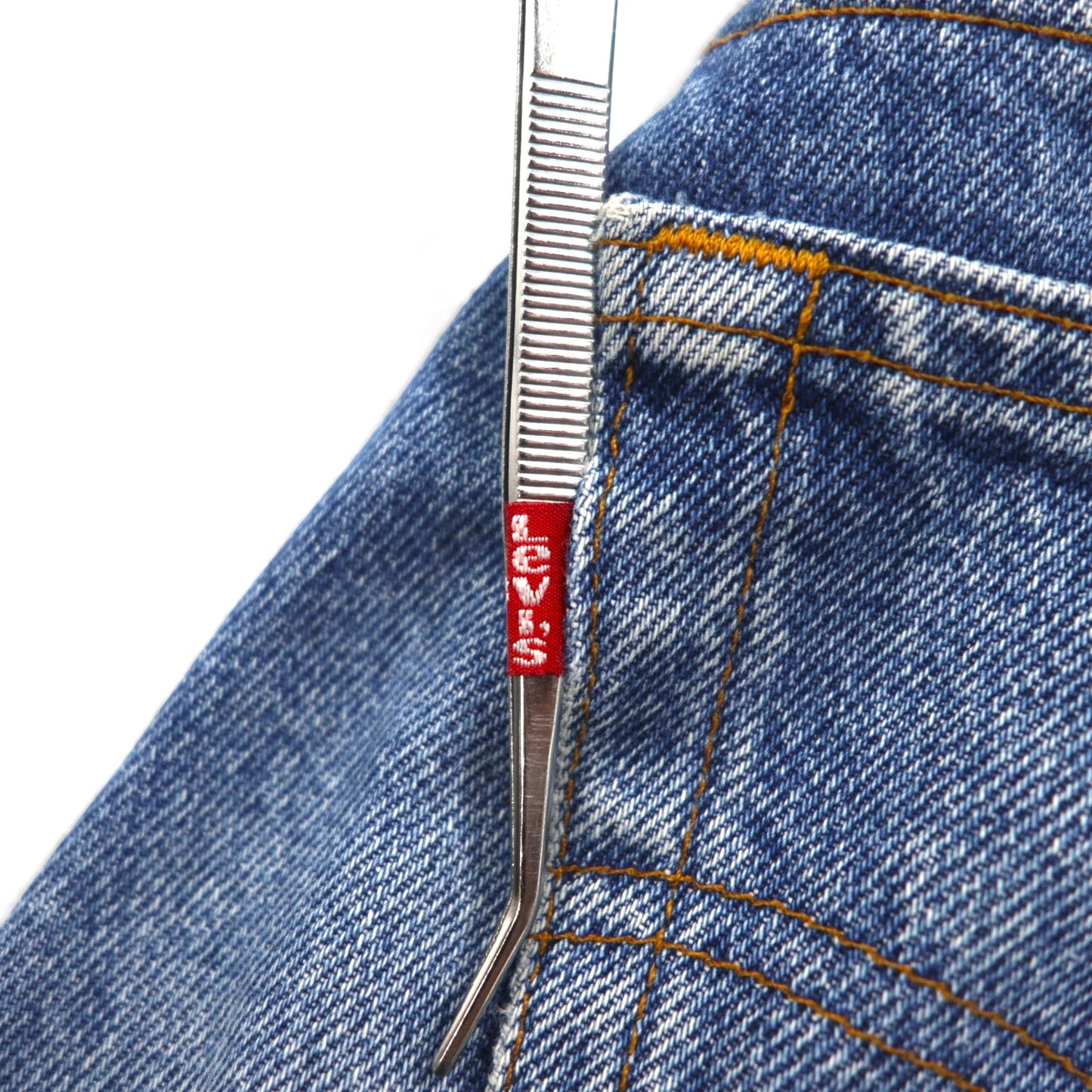 Levi's 90s Made in USA 610 Tapered Denim Jeans, Size M, Indigo Blue, Zipper Fly, 610-0217