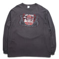 DELTA ロングスリーブTシャツ ロンT 3XL グレー 両面プリント レーシングカー DUEL IN THE DESERT