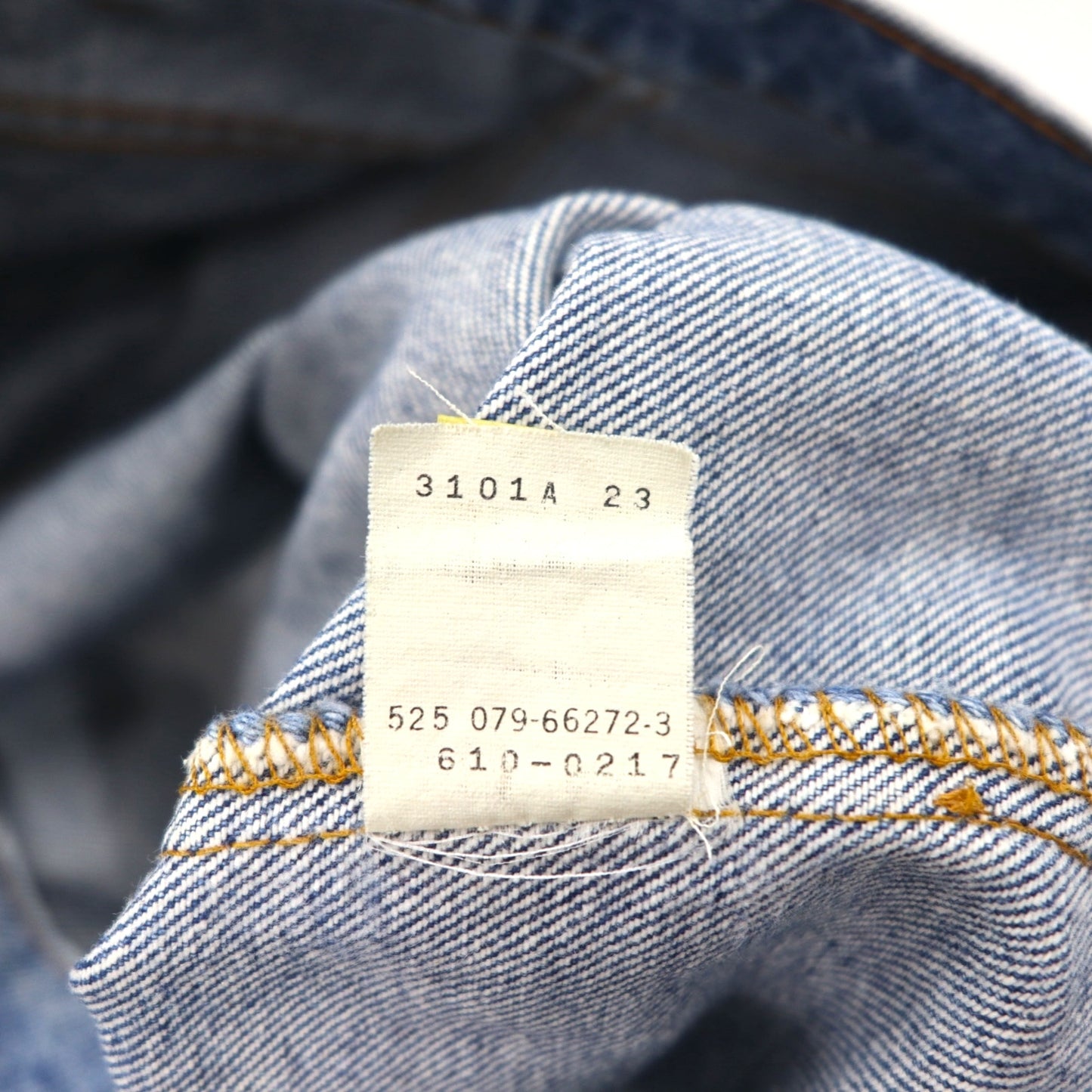 Levi's 90s Made in USA 610 Tapered Denim Jeans, Size M, Indigo Blue, Zipper Fly, 610-0217