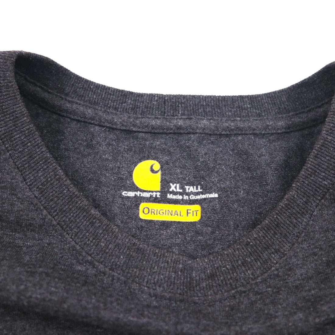 carhartt オリジナルフィット ポケット Tシャツ ポケTee XL グレー コットン ORIGINAL FIT