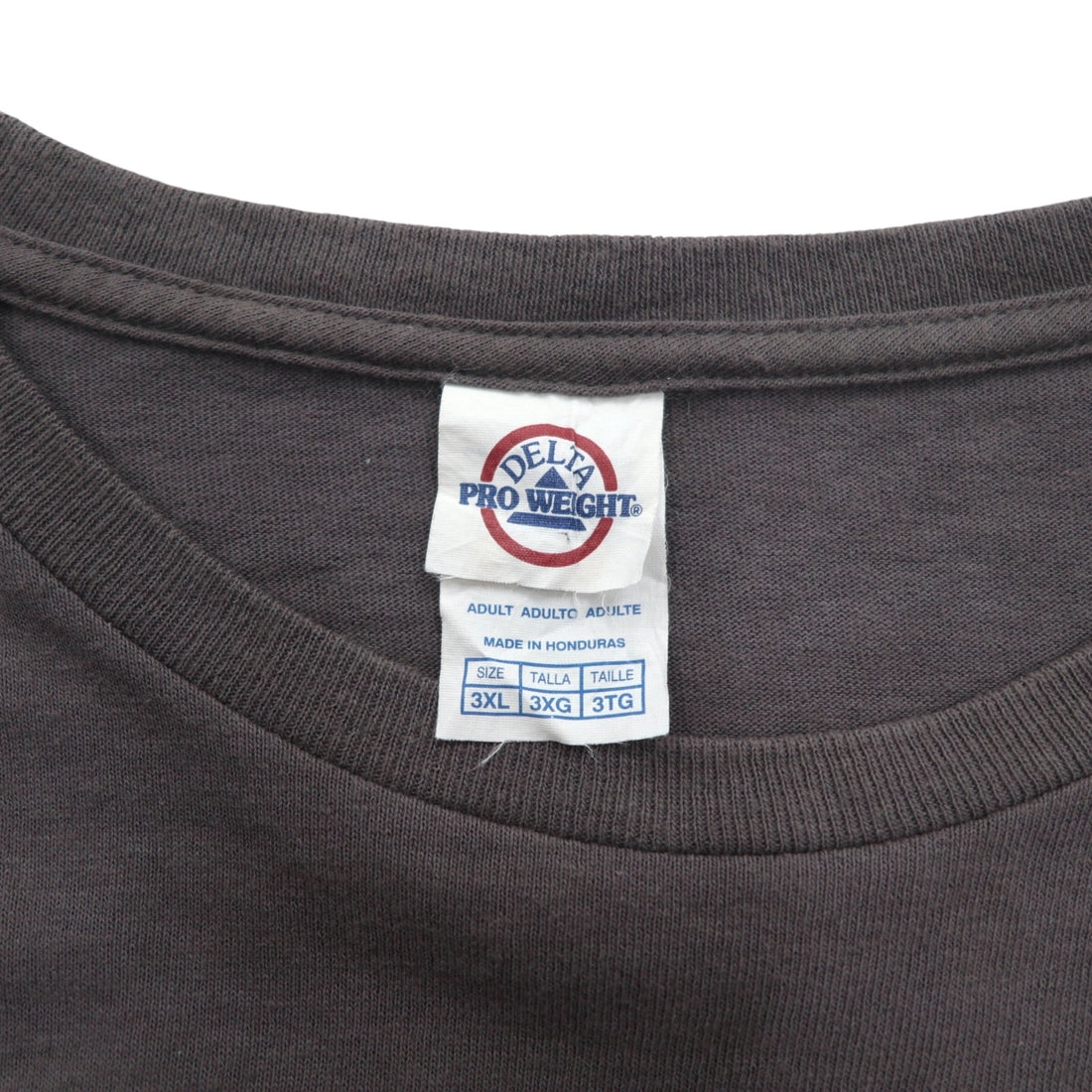 DELTA ロングスリーブTシャツ ロンT 3XL グレー 両面プリント レーシングカー DUEL IN THE DESERT