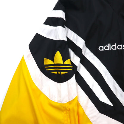 adidas 90s Training Track Jacket, Size XL, Yellow with Trefoil Logo