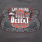 DELTA ロングスリーブTシャツ ロンT 3XL グレー 両面プリント レーシングカー DUEL IN THE DESERT