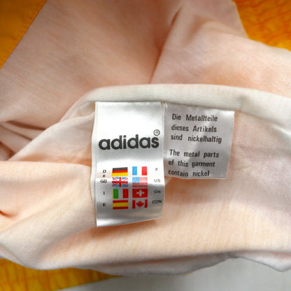 adidas 90s Training Track Jacket, Size XL, Yellow with Trefoil Logo