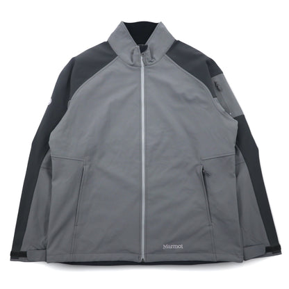 Marmot ソフトシェルジャケット XXL グレー フリースライナー Gravity Jacket E98160