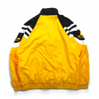 adidas 90s Training Track Jacket, Size XL, Yellow with Trefoil Logo