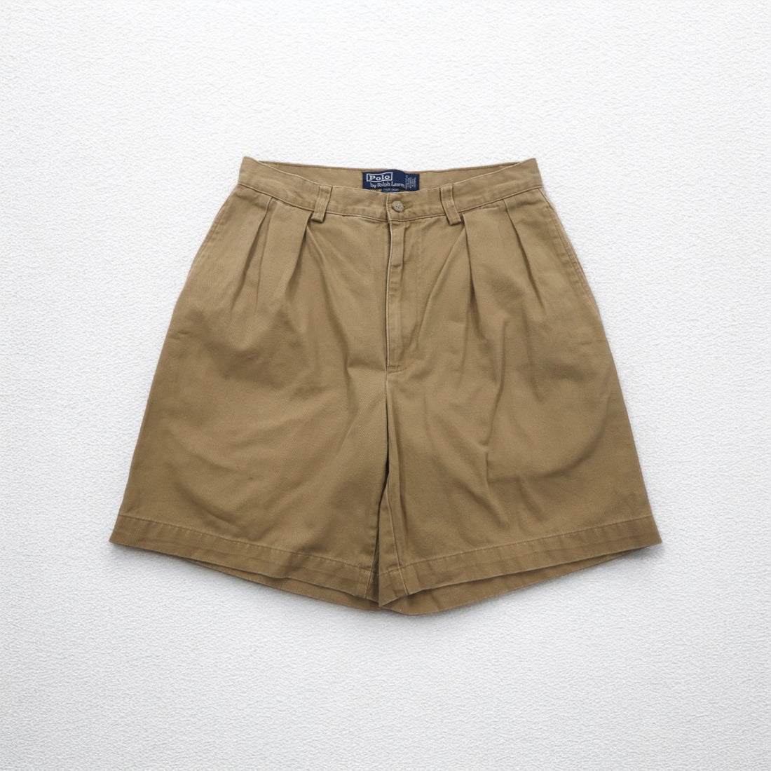 Polo by Ralph Lauren 90年代 ポロチノ 2タック ショートパンツ ハーフパンツ M ベージュ コットン TYLER SHORT