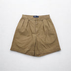 Polo by Ralph Lauren 90年代 ポロチノ 2タック ショートパンツ ハーフパンツ M ベージュ コットン TYLER SHORT