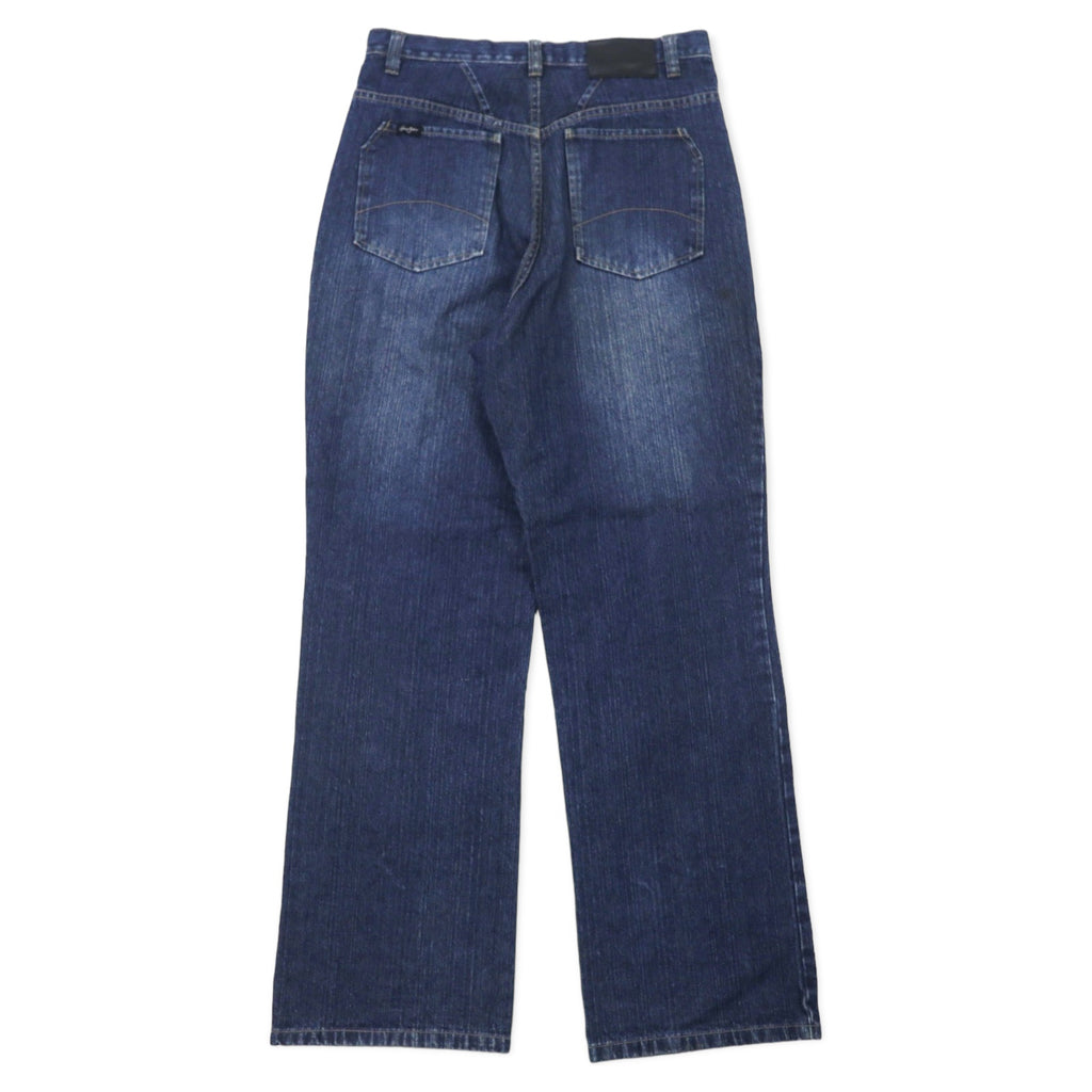 Sean John 00s Baggy Denim Pants Size 32 Blue Cotton Logo Embroidered