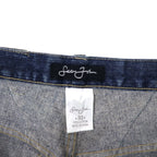 Sean John 00s Baggy Denim Pants Size 32 Blue Cotton Logo Embroidered