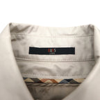 DAKS Balmacaan Trench Coat L Beige Removable Liner Belt Included Made in Japan