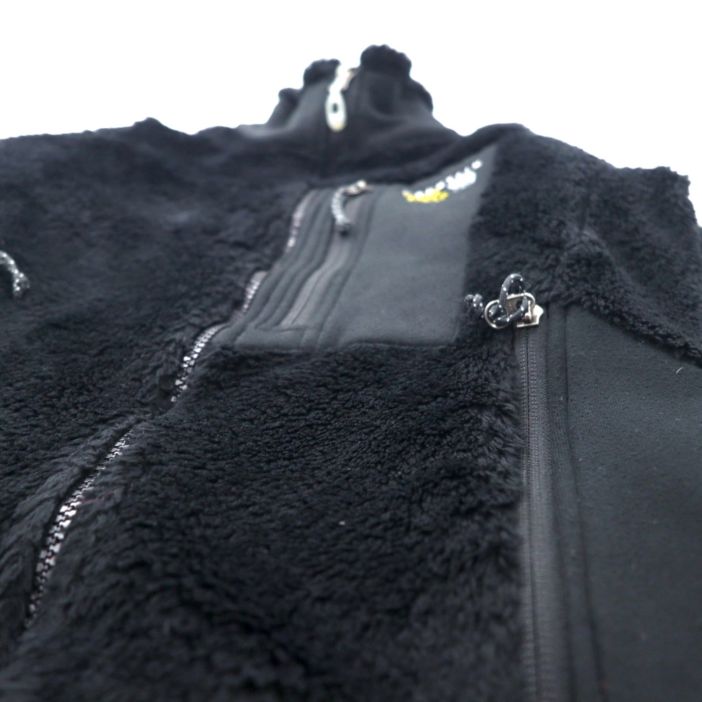 MOUNTAIN HARDWEAR モンキー フリースジャケット S ブラック ポリエステル ワンポイントロゴ刺繍 Monkey Fleece Jacket Women's OL3342