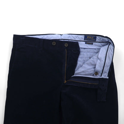 Polo Ralph Lauren コーデュロイ チノパンツ スラックス M ネイビー STRETCH SLIM FIT