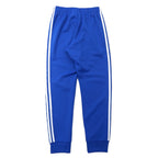 adidas originals 3 Stripe Track Pants Jersey S Blue Polyester Trefoil Logo SST TRACK PANTS BLUEBIRD ED6058