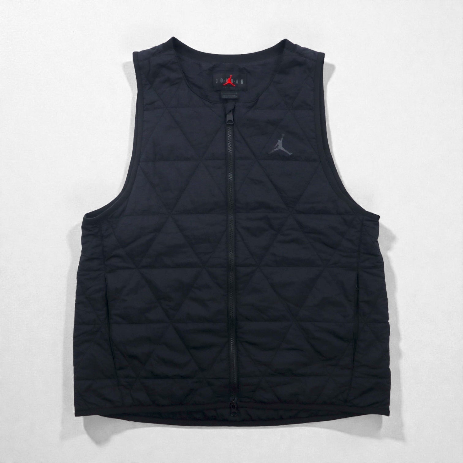 JORDAN BRAND ( NIKE ) キルティング ベスト L ブラック 中綿 ジップアップ AIR JORDAN SPORT GOLF VEST FB3265-010