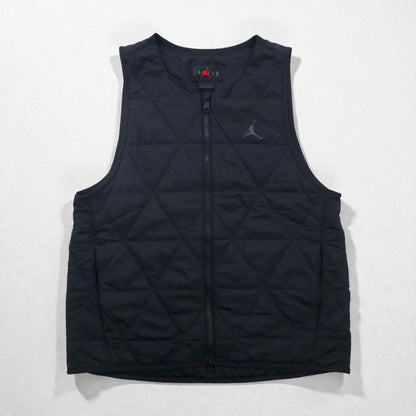 JORDAN BRAND ( NIKE ) キルティング ベスト L ブラック 中綿 ジップアップ AIR JORDAN SPORT GOLF VEST FB3265-010
