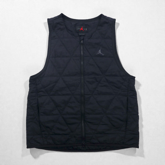 JORDAN BRAND ( NIKE ) キルティング ベスト L ブラック 中綿 ジップアップ AIR JORDAN SPORT GOLF VEST FB3265-010
