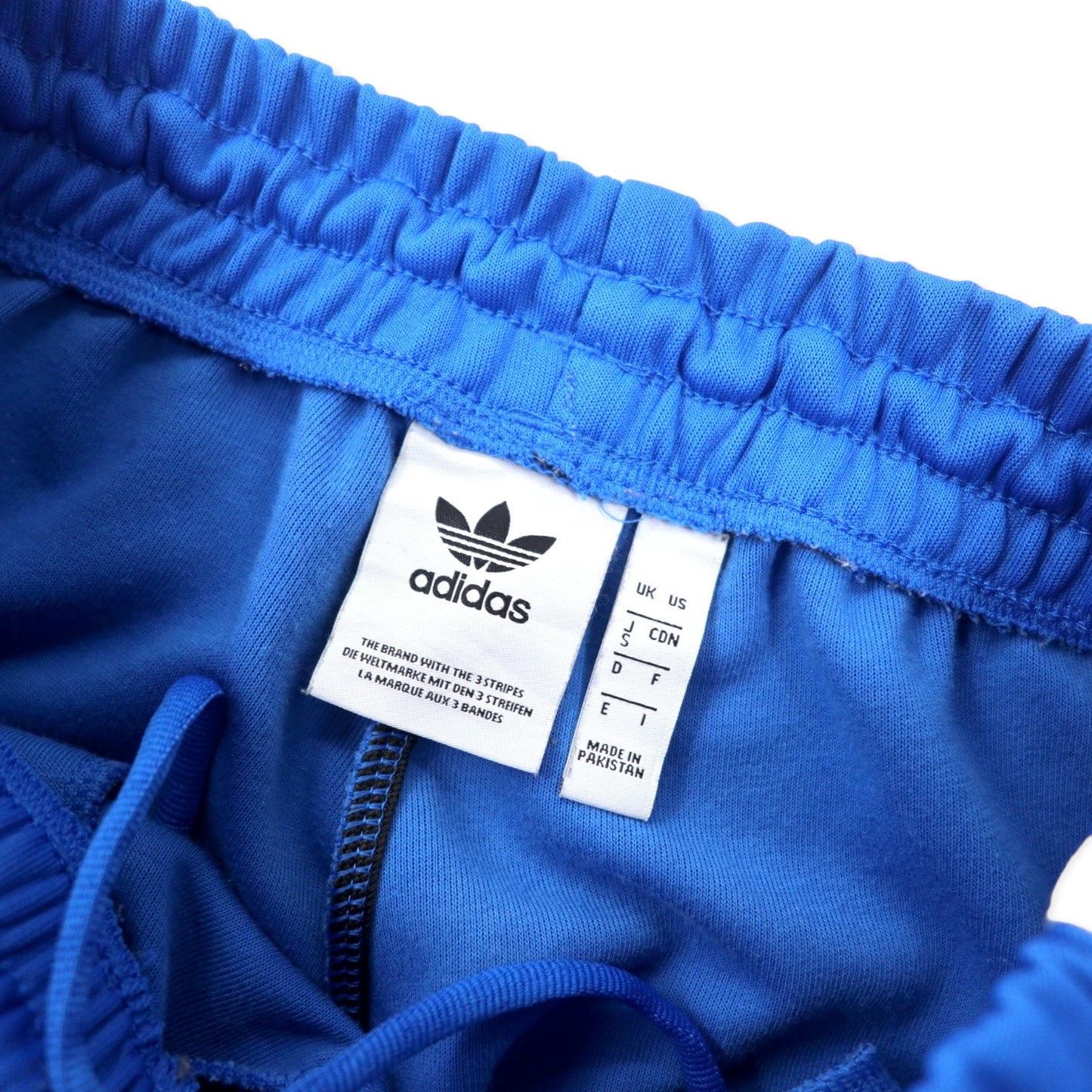 adidas originals 3ストライプ トラックパンツ ジャージ S ブルー ポリエステル トレフォイルロゴ SST TRACK PANTS BLUEBIRD ED6058