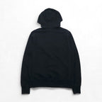 C9 by Champion Reverse Weave Full-Zip Hoodie, Size L, Black, Solid Color, Cotton, Fleece-Lined