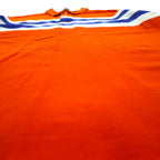 POLO RALPH LAUREN Polo shirt L Orange Cotton Pique Small pony embroidery