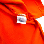 POLO RALPH LAUREN Polo shirt L Orange Cotton Pique Small pony embroidery