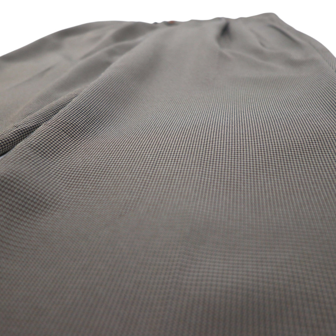 Ralph Lauren 90s 2-Tuck Pleated Slacks Pants, Size M, Gray, Gun Club Check, Washable, Double Cuffs