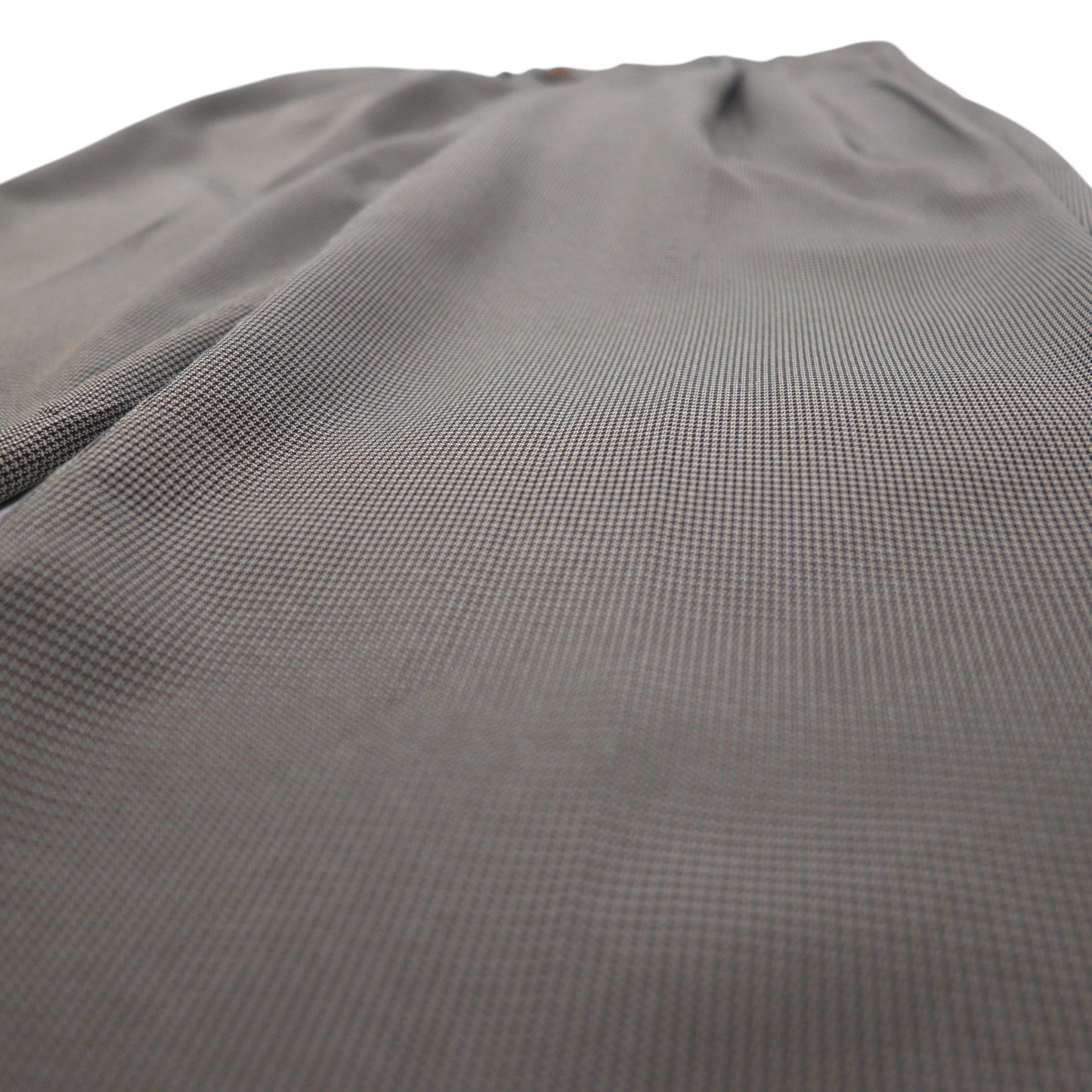 Ralph Lauren 90年代 2タック プリーツ スラックス パンツ M グレー ガンクラブチェック WASHABLE ダブルカフス