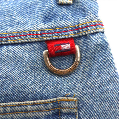 TOMMY JEANS 90年代 バギー ワイド デニムパンツ L インディゴ ブルー ジッパーフライ
