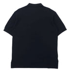 HARD ROCK CAFE USA Made Polo Shirt L Black Cotton One Point Logo Embroidery Big Size