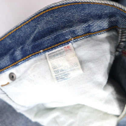 TOMMY JEANS 90年代 バギー ワイド デニムパンツ L インディゴ ブルー ジッパーフライ