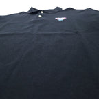 HARD ROCK CAFE USA Made Polo Shirt L Black Cotton One Point Logo Embroidery Big Size
