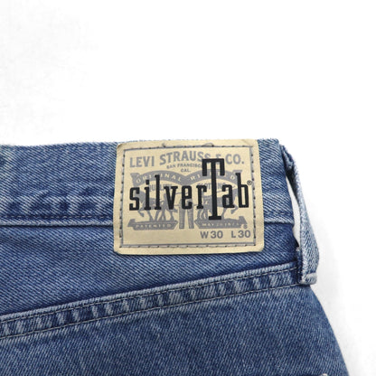 Levi's シルバータブ SILVER TAB ルーズフィット バギー テーパード デニムパンツ ジーンズ M LOOSE インディゴ ブルー ミディアム A3421-0001