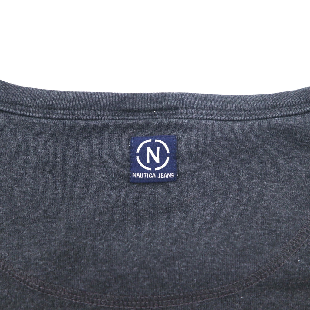 NAUTICA カナダ製 90年代 ロングスリーブTシャツ ロンT L グレー JEANS COMPANY