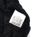 HARLEY DAVIDSON 00年代 レーシングジャケット ナイロン 中綿 コーチジャケット L ブラック 刺繍 サイドライン