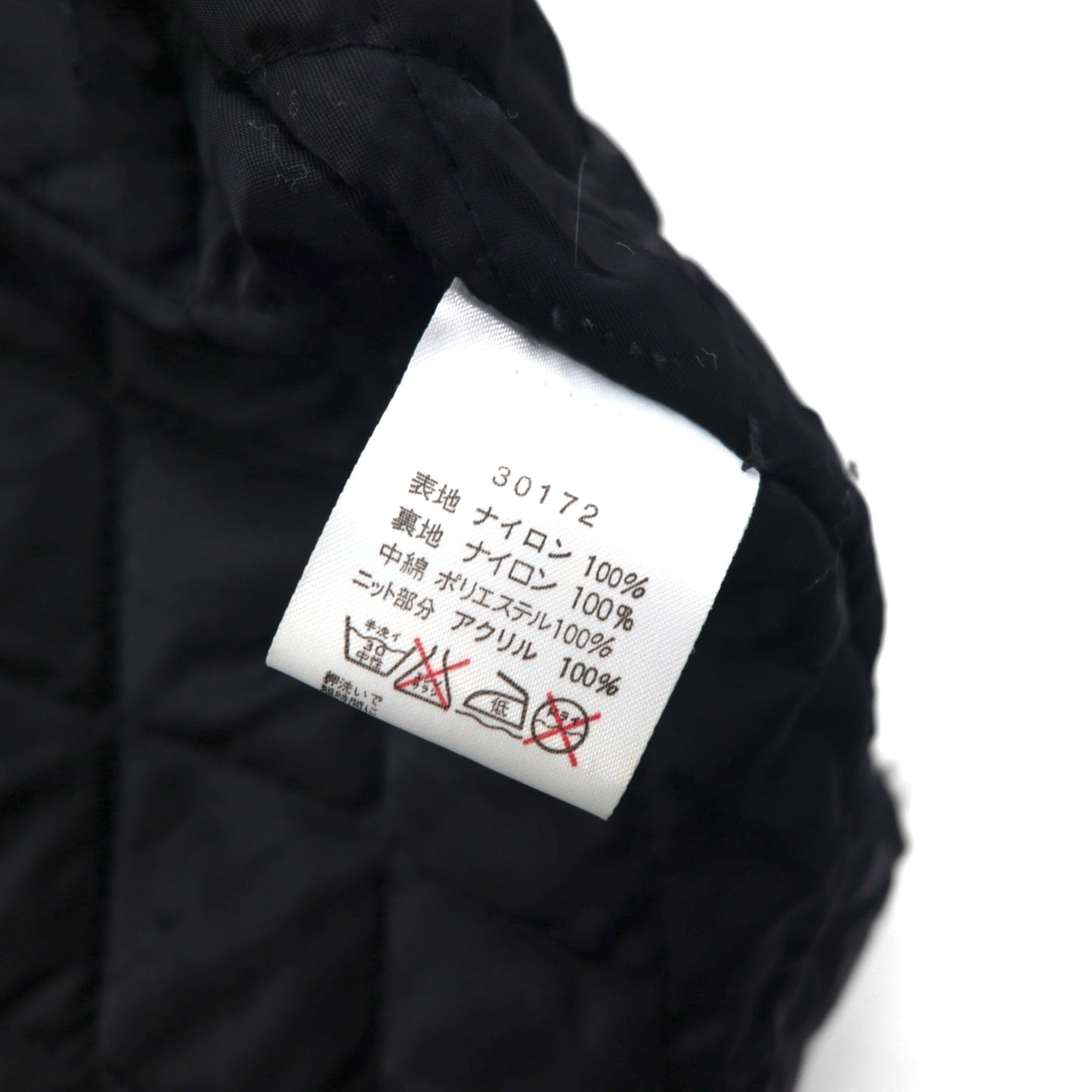 HARLEY DAVIDSON 00年代 レーシングジャケット ナイロン 中綿 コーチジャケット L ブラック 刺繍 サイドライン