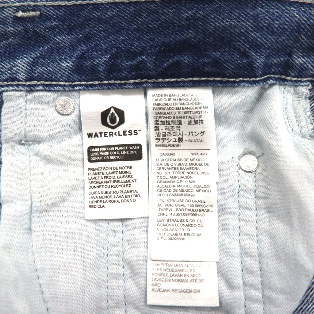 Levi's Silver Tab loose-fit baggy tapered denim jeans, size M, indigo and blue, A3421-0001